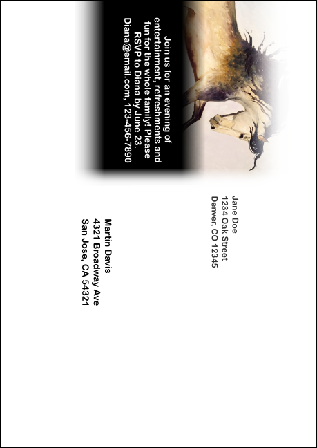 Winnie Film Fest 2021 Postcard Mailer Product Back